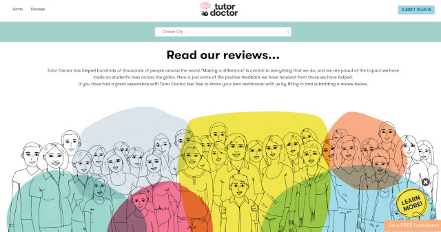 Tutor Doctor Reviews — custom reviews site